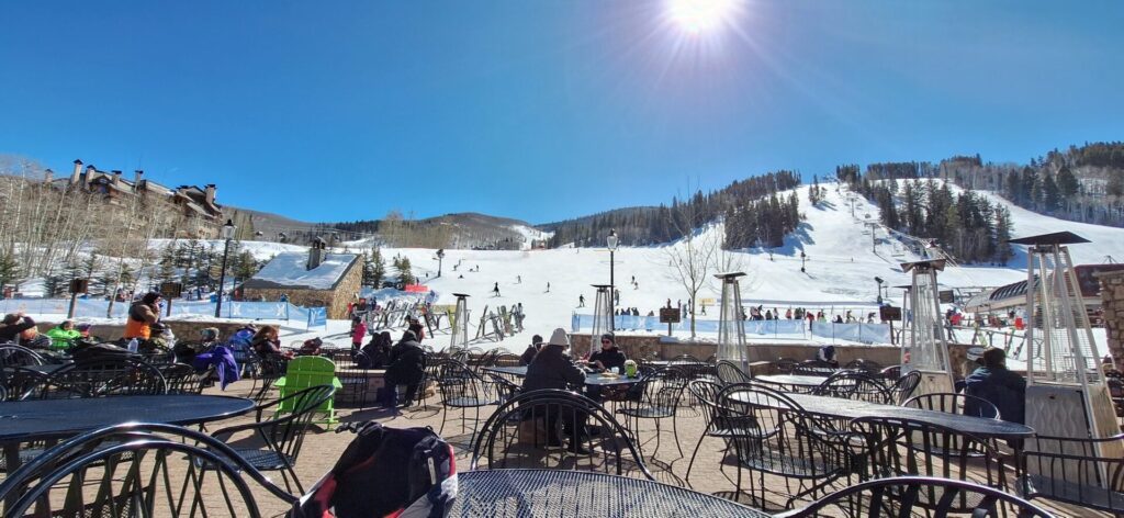 It was a Bluebird Day at Beaver Creek, Colorado on 2/28/2025, Yeehaw!